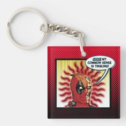 Deadpool Common Sense Keychain