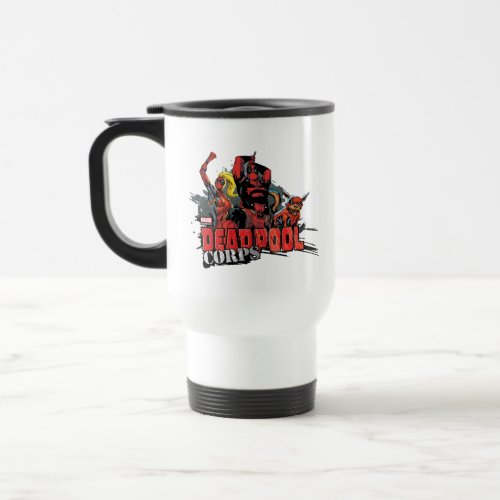 Deadpool Corps Graphic Travel Mug