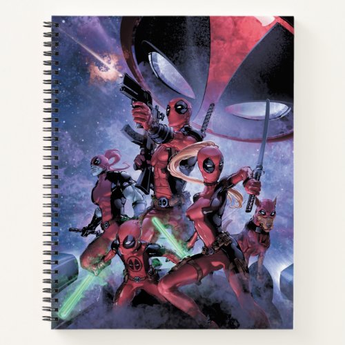 Deadpool Corps In Space Notebook