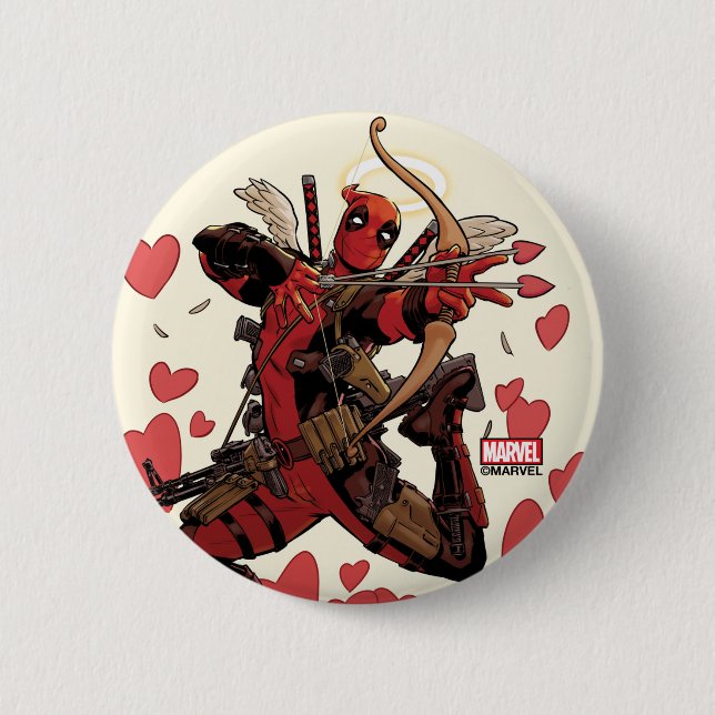 Deadpool Cupid Button (Front)