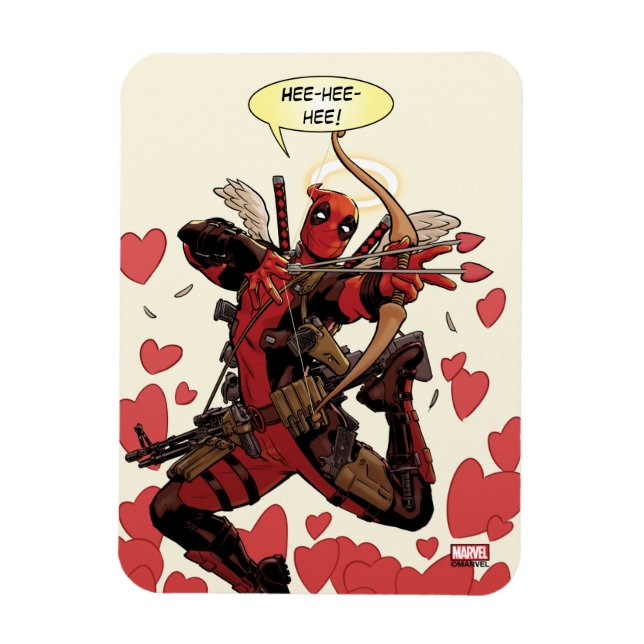 Deadpool Cupid Magnet (Vertical)