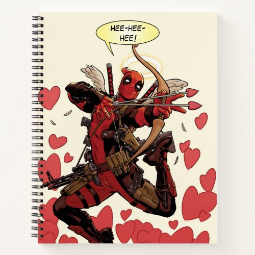 Deadpool Cupid Notebook