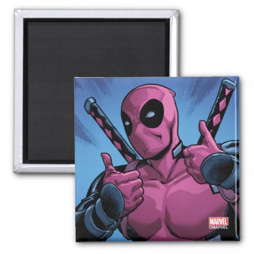 Deadpool Double Thumbs Up Magnet