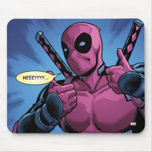 Deadpool Double Thumbs Up Mouse Pad