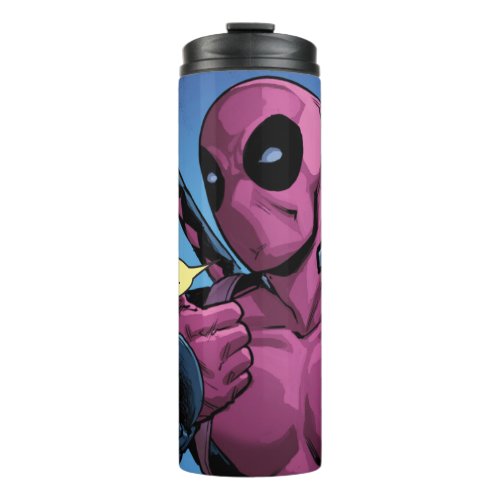 Deadpool Double Thumbs Up Thermal Tumbler
