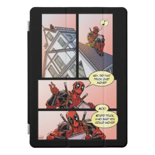 Deadpool Drawing on the Roof iPad Pro Cover