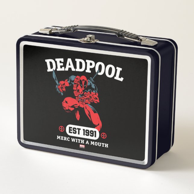 Deadpool | Est. 1991 Metal Lunch Box (Front)