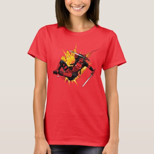 Deadpool Explosion Graphic T_Shirt