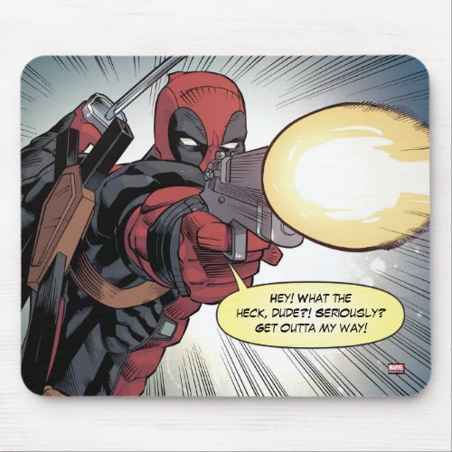 Deadpool Fires Back Mouse Pad