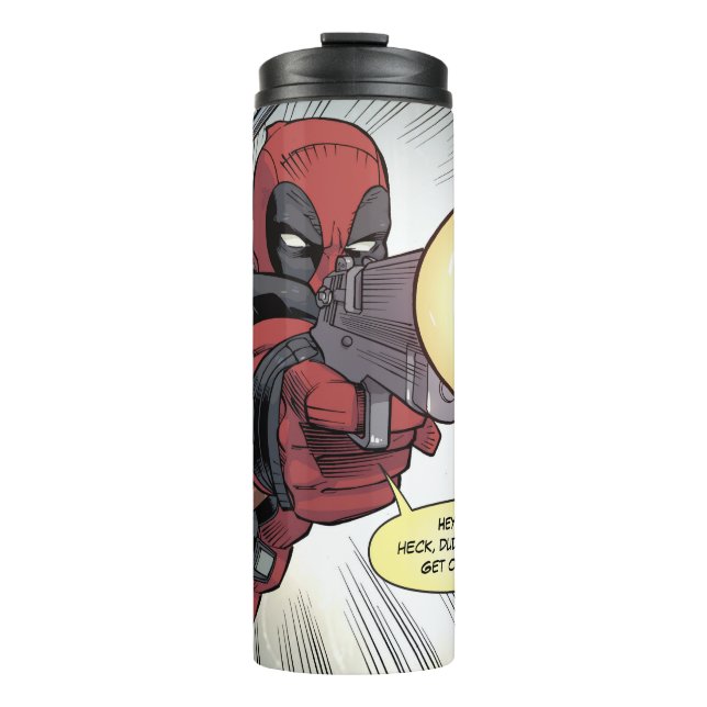 Deadpool Fires Back Thermal Tumbler (Front)