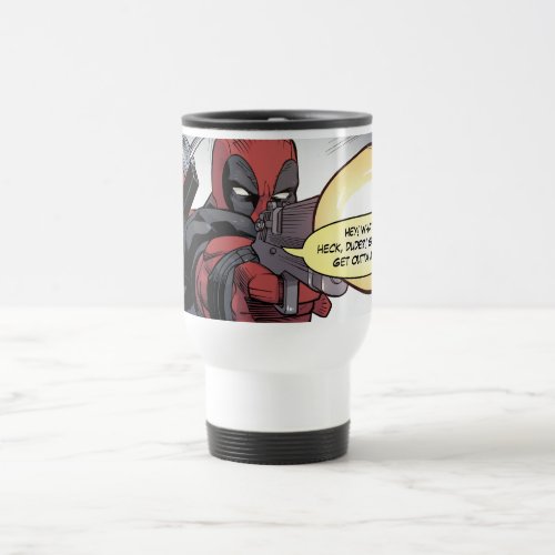 Deadpool Fires Back Travel Mug