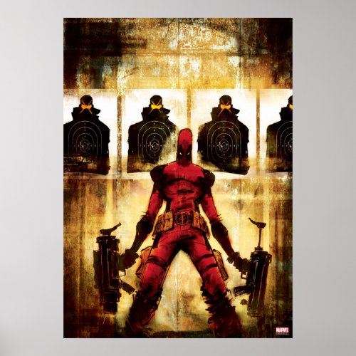 Deadpool Firing Range Poster