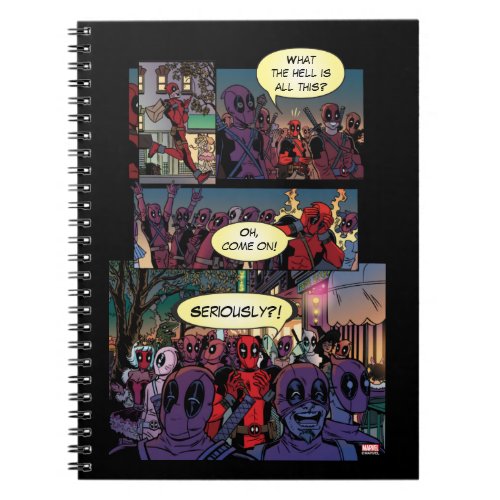Deadpool Halloween Notebook