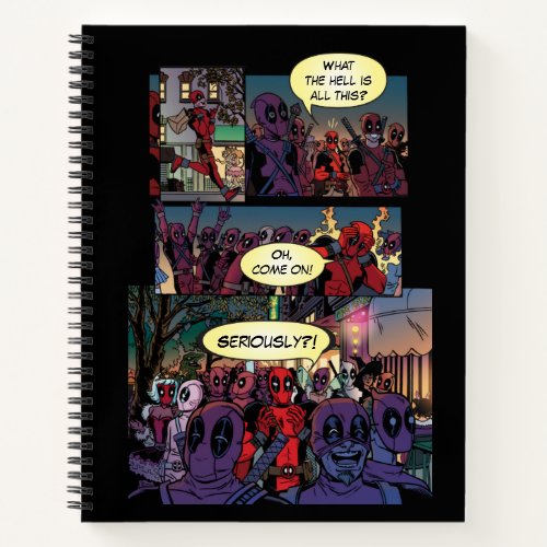 Deadpool Halloween Notebook