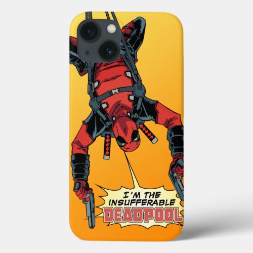 Deadpool Hanging From Harness iPhone 13 Case