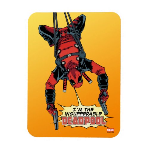Deadpool Hanging From Harness Magnet