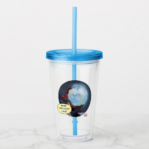 Deadpool Holding The Earth Acrylic Tumbler