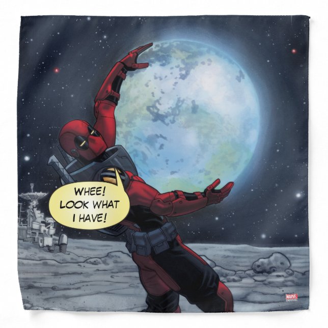 Deadpool Holding The Earth Bandana (Front)