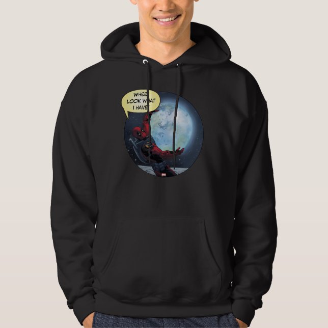 Deadpool Holding The Earth Hoodie (Front)