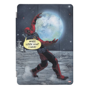 Deadpool Holding The Earth iPad Pro Cover