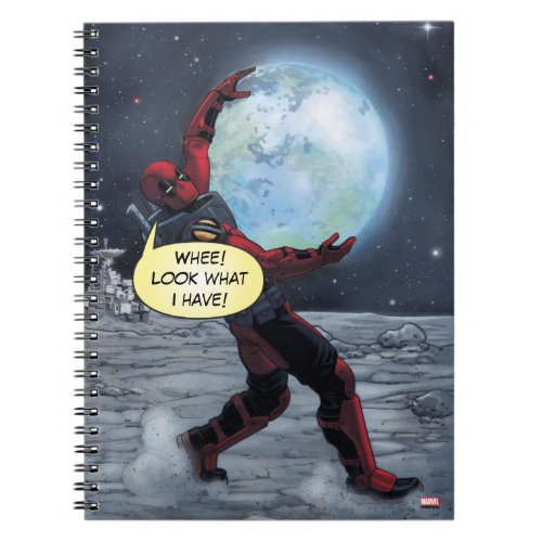 Deadpool Holding The Earth Notebook