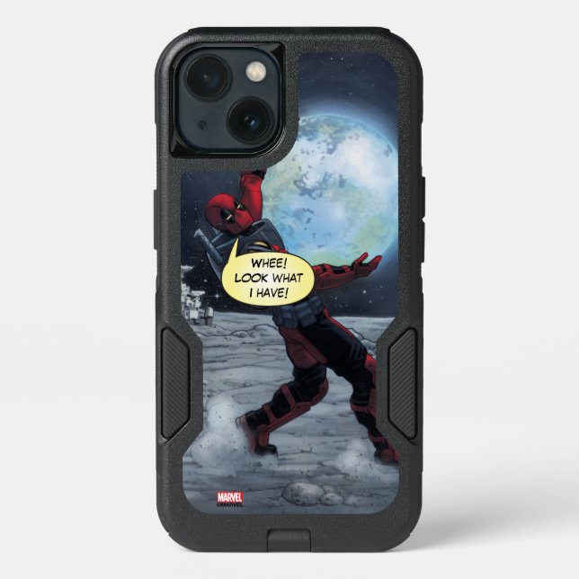 Deadpool Holding The Earth Otterbox iPhone Case (Back)