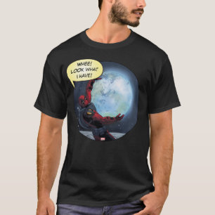 Deadpool Holding The Earth T-Shirt