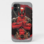 Deadpool In Paint Splatter Logo Iphone 11 Case at Zazzle