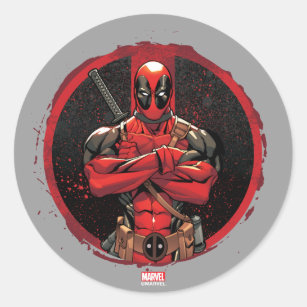 Details about   Metal Decal Sticker Color: Red and Black Deadpool for Magwell 