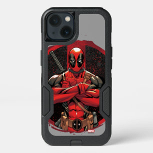 Deadpool in Paint Splatter Logo iPhone 13 Case