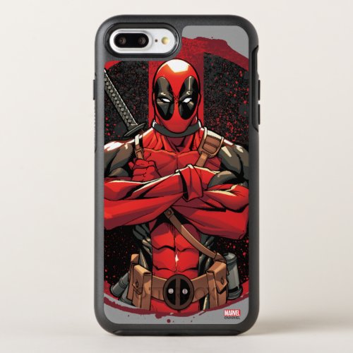 Deadpool in Paint Splatter Logo OtterBox Symmetry iPhone 8 Plus7 Plus Case