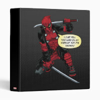 Deadpool Kneeling With Swords