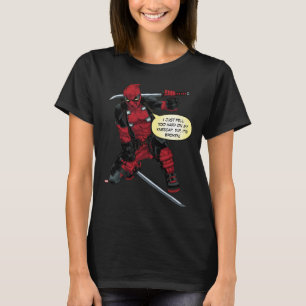 Deadpool Kneeling With Swords T-Shirt