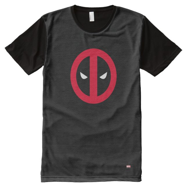 Deadpool Logo All-Over-Print T-Shirt (Front)