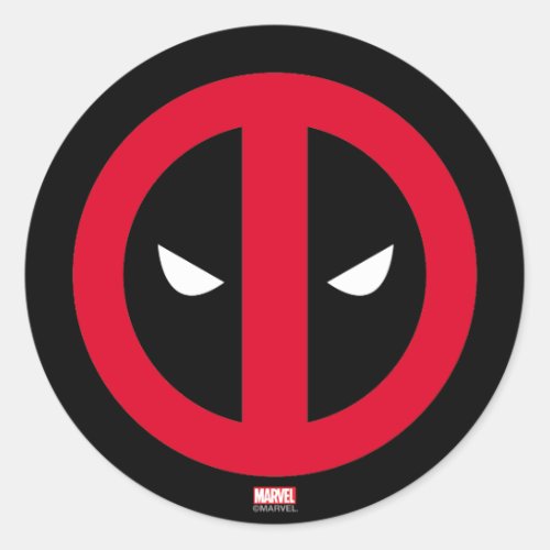 Deadpool Logo Classic Round Sticker