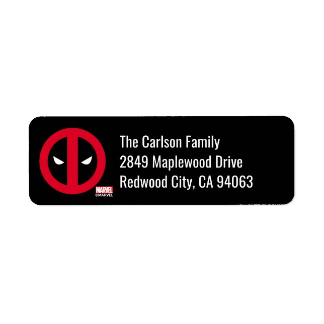 Deadpool Logo Label (Front)