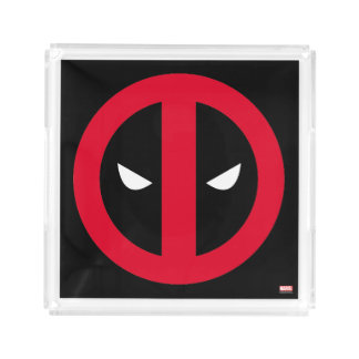 Deadpool Logo Serving Tray