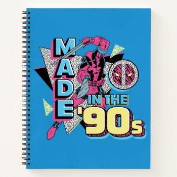 Deadpool | Made In The 90's Notebook by deadpool at Zazzle