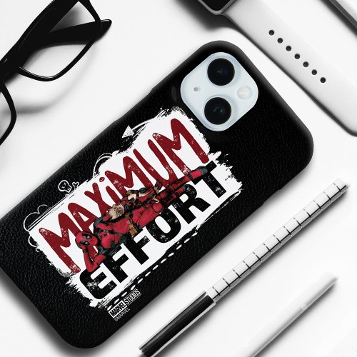 Deadpool Maxiumum Effort iPhone 15 Case