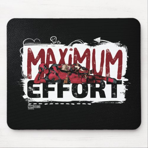 Deadpool Maxiumum Effort Mouse Pad