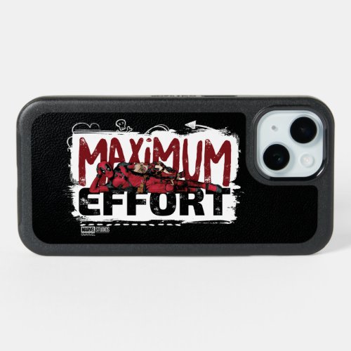 Deadpool Maxiumum Effort iPhone 15 Case