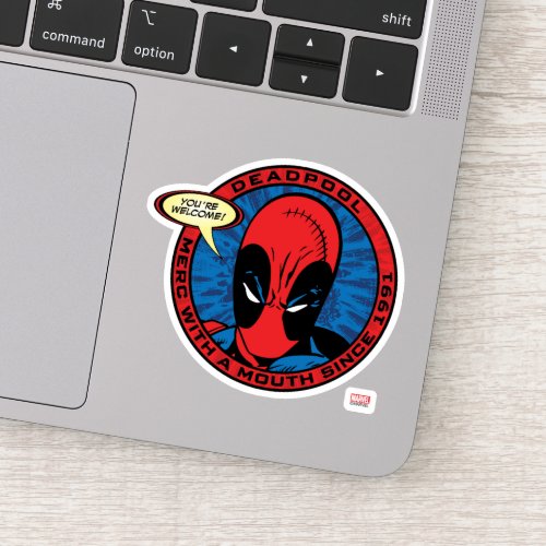 Deadpool  Merc With A Mouth Since 1991 Sticker