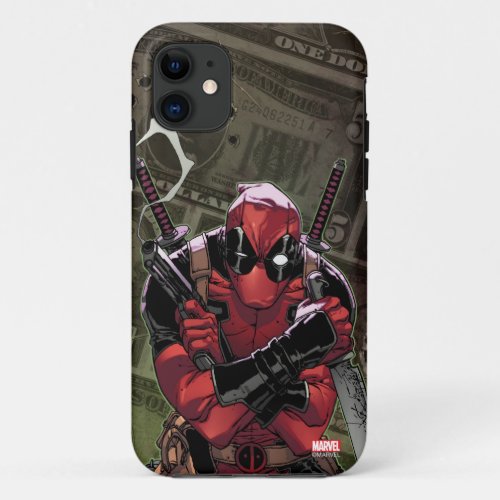 Deadpool Money iPhone 11 Case