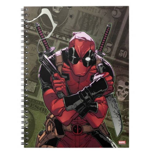 Deadpool Money Notebook