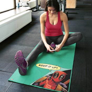 Deadpool Page Turner Yoga Mat by deadpool at Zazzle
