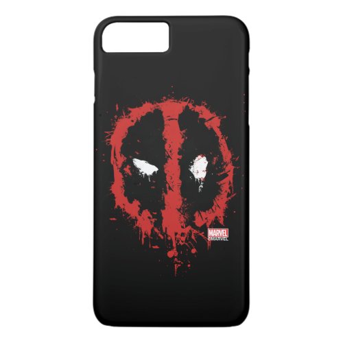 Deadpool Paint Splatter Logo iPhone 8 Plus7 Plus Case