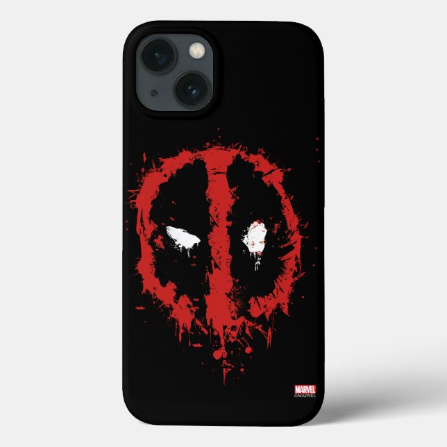 Deadpool Paint Splatter Logo Case-Mate iPhone Case (Back)