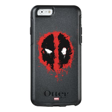 Deadpool Paint Splatter Logo Otterbox Iphone 6/6s Case