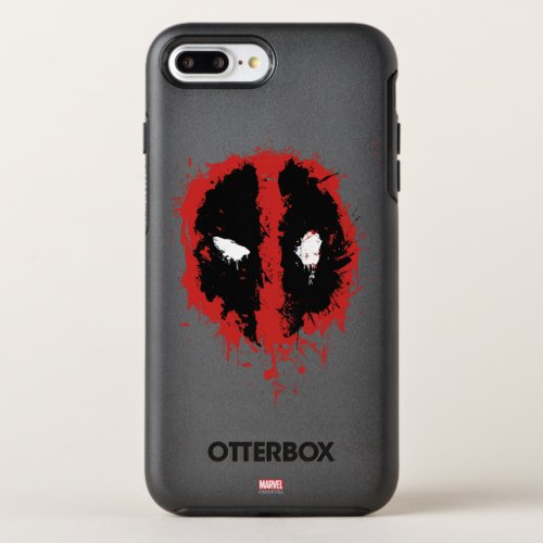 Deadpool Paint Splatter Logo OtterBox Symmetry iPhone 8 Plus7 Plus Case