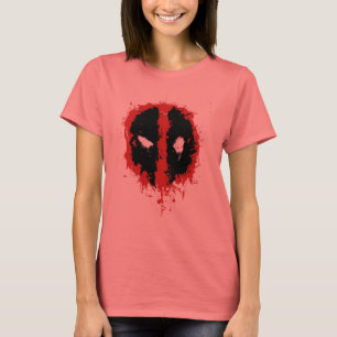 Deadpool Paint Splatter Logo T-Shirt